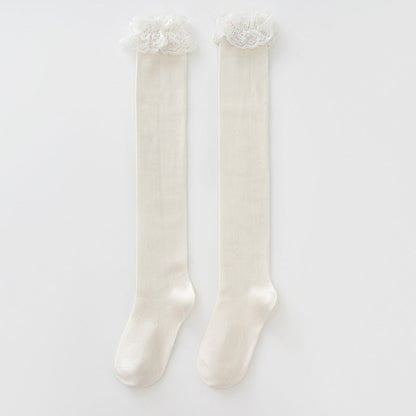 Chaussettes cuissardes pour femmes Romantique Dentelle Élégantes