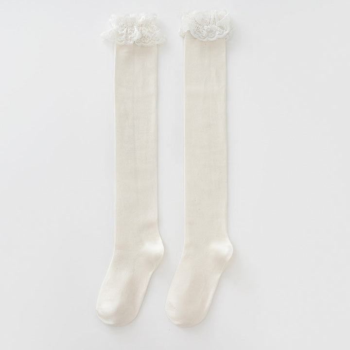 Chaussettes cuissardes pour femmes Romantique Dentelle Élégantes