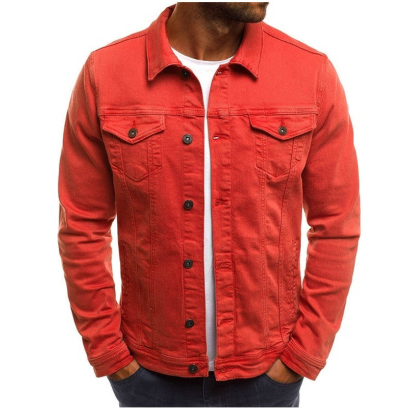 Veste en jean homme Coupe classique Pratique