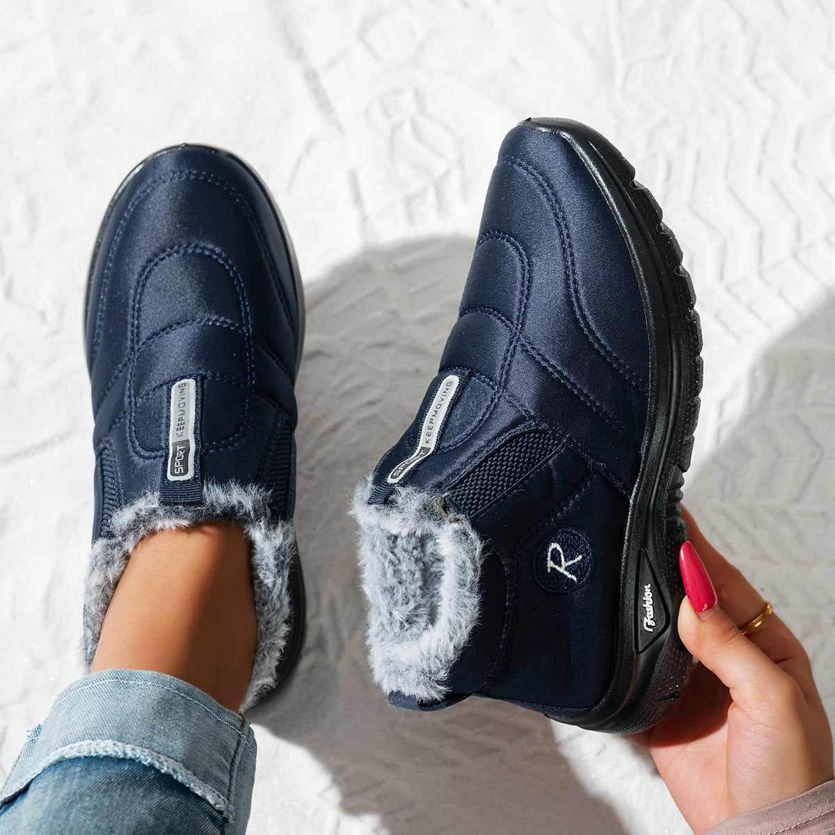 Bottes d'hiver pour femmes Sportives et chaudes