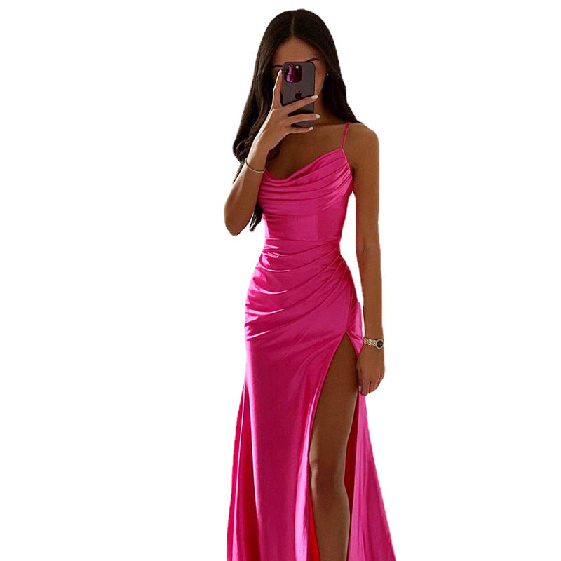 Robe longue élégante de qualité pour femme