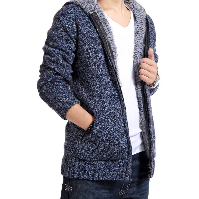 Cardigan homme doux et confortable avec doublure