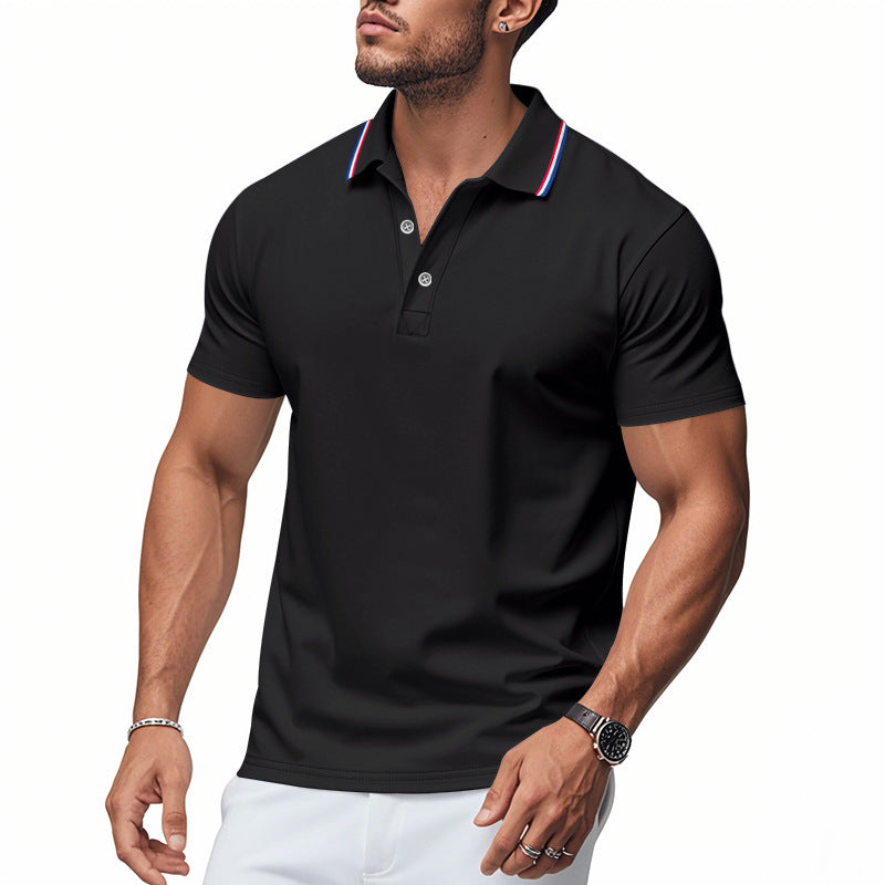 Polo pour homme Col moderne Régulation de l'humidité