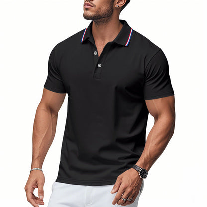 Polo pour homme Col moderne Régulation de l'humidité