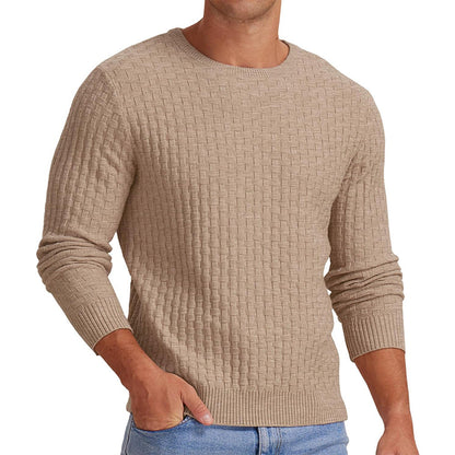 Sweatshirt homme manches longues col rond design moderne