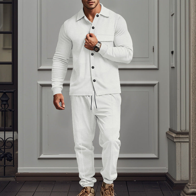 Pyjama Homme Confortable Élégant Boutons