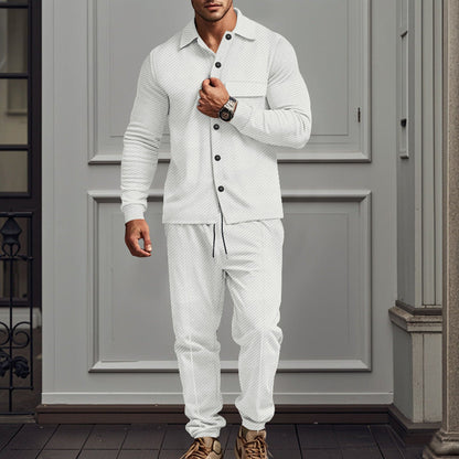 Pyjama Homme Confortable Élégant Boutons
