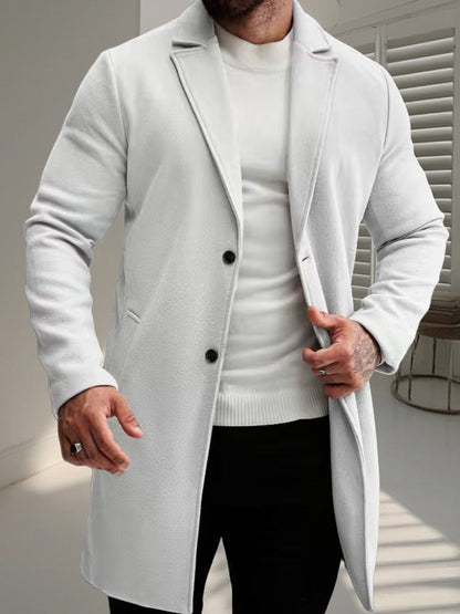 Manteau en laine pour homme élégant et stylé hiver