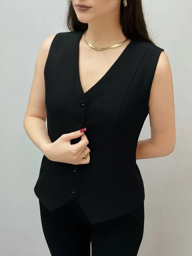Gilet femme Design élégant Col en V