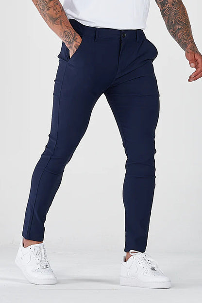 Pantalon chino homme coupe slim élégant