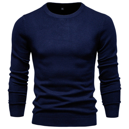 Pull homme col rond coton design élégant