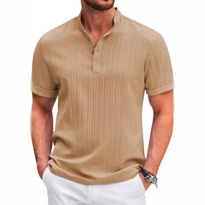 T-shirt homme à manches courtes aspect structuré tendance