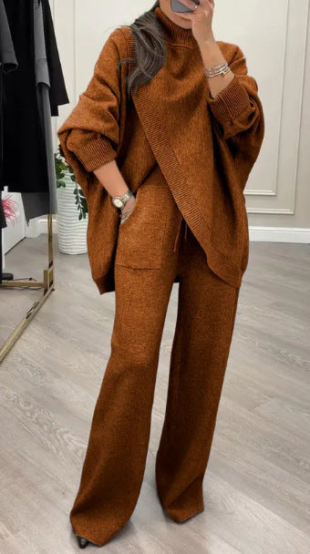 Ensemble tricoté pour femme Coupe ample confortable