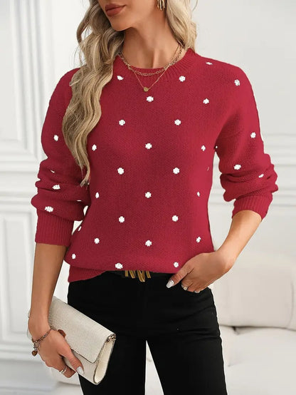 Pull tendance en tricot pour femme