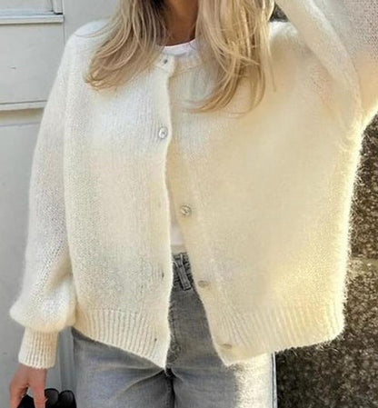 Cardigan doux pour femme en mohair