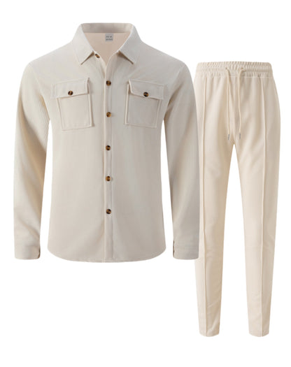 Ensemble de loisirs pour homme à carreaux style moderne