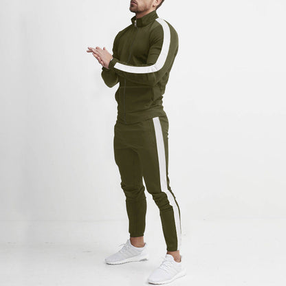 Survêtement de sport pour homme design à rayures