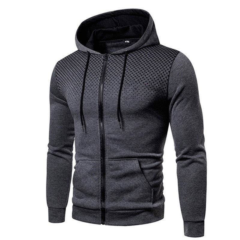 Sweat-shirt de sport pour homme Respirant Capuche Textile fonctionnel