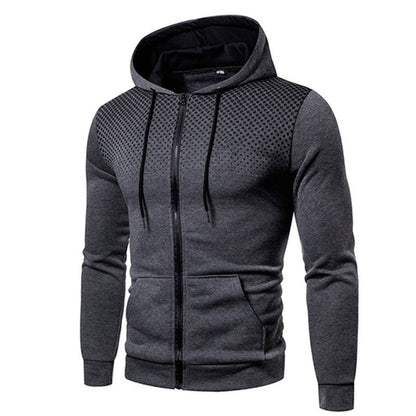 Sweat-shirt de sport pour homme Respirant Capuche Textile fonctionnel