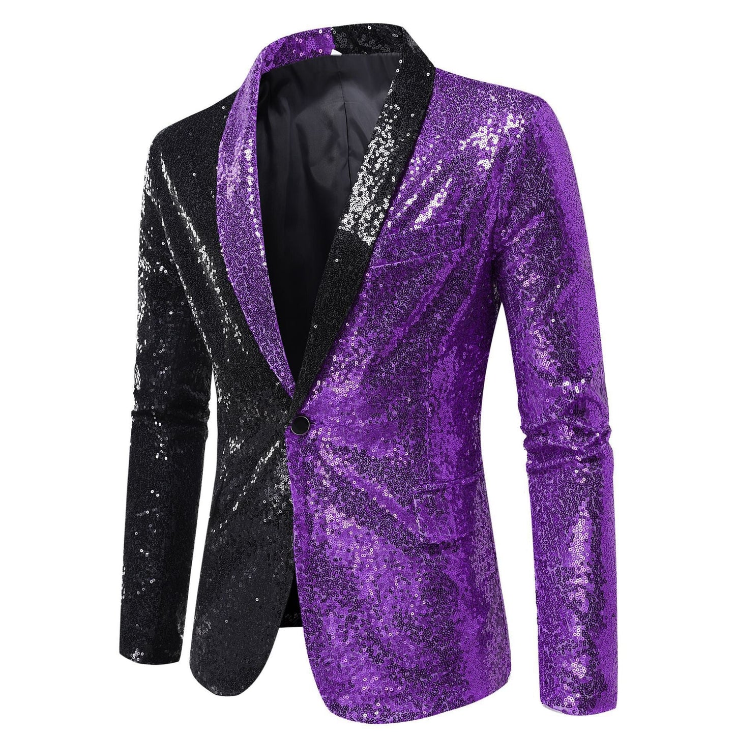 Veste scintillante homme Coupe moderne Étincelante