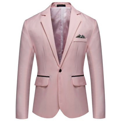 Veste de costume élégante en satin noir pour homme
