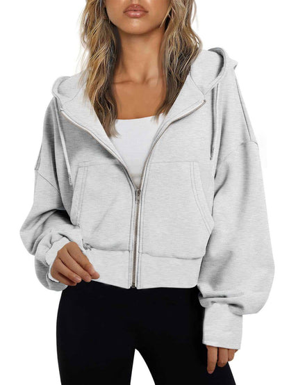 Pull femme style sweat à capuche décontracté moderne