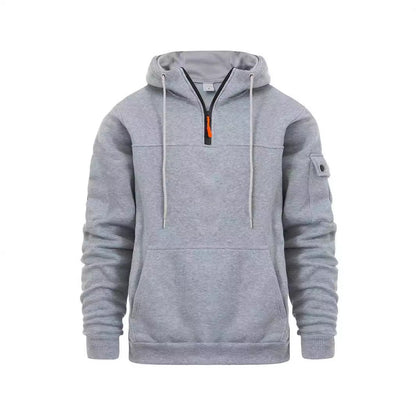 Sweat à capuche sportif pour homme avec poches