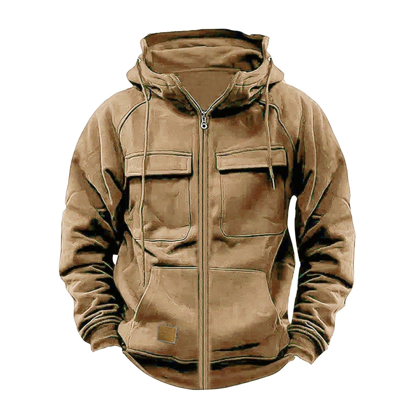 Veste à capuche fonctionnelle pour homme avec grandes poches