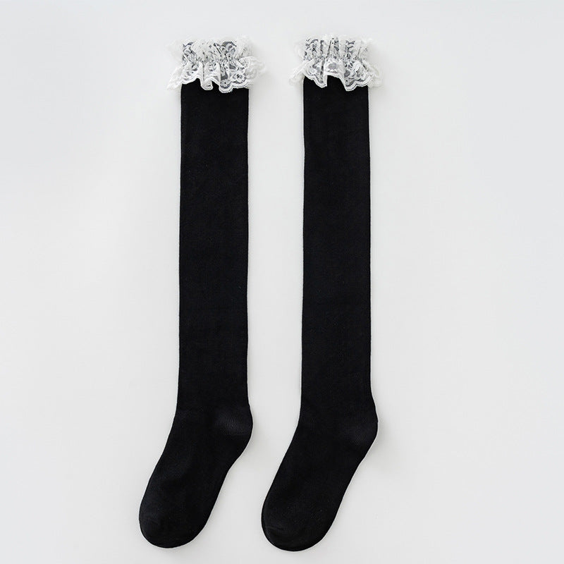 Chaussettes cuissardes pour femmes Romantique Dentelle Élégantes