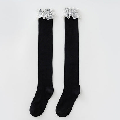 Chaussettes cuissardes pour femmes Romantique Dentelle Élégantes
