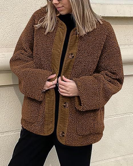 Veste teddy femme en peluche douce