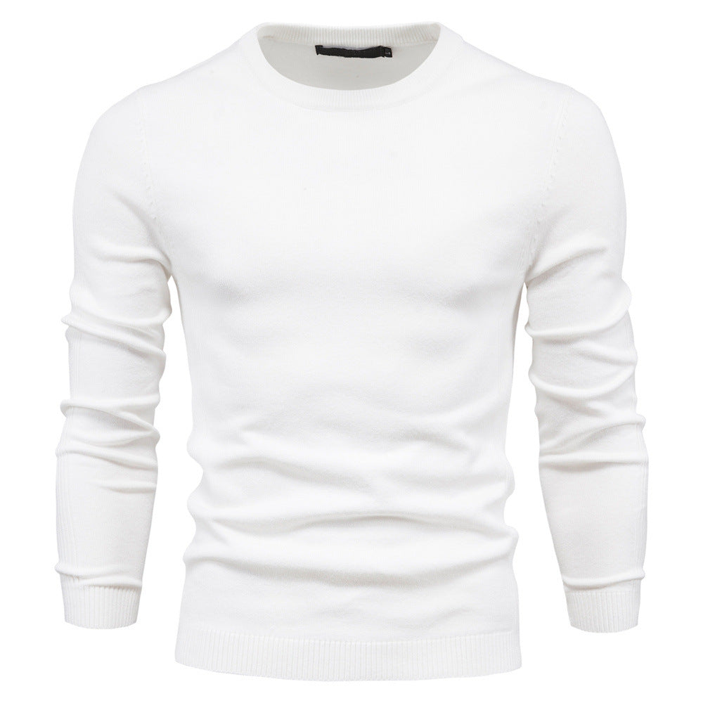 Pull homme col rond coton design élégant