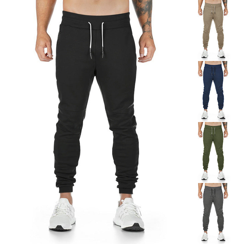 Herren Jogginghose Sportlich Praktisch Reißverschluss Taschen - IdealeKleiden