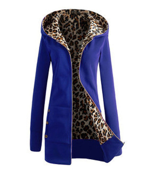 Cardigan femme imprimé léopard Doublure style tendance