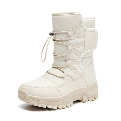 Bottes d'hiver femme Antidérapantes Système de laçage rapide
