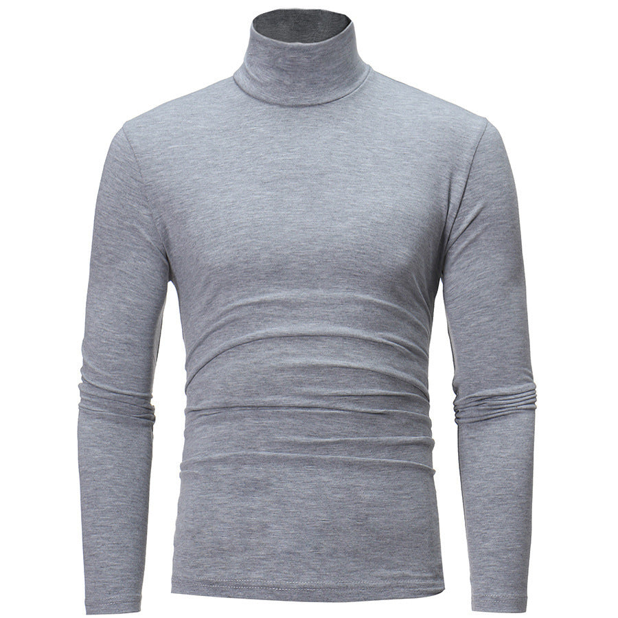 Pull à col roulé pour homme Coton doux Style moderne
