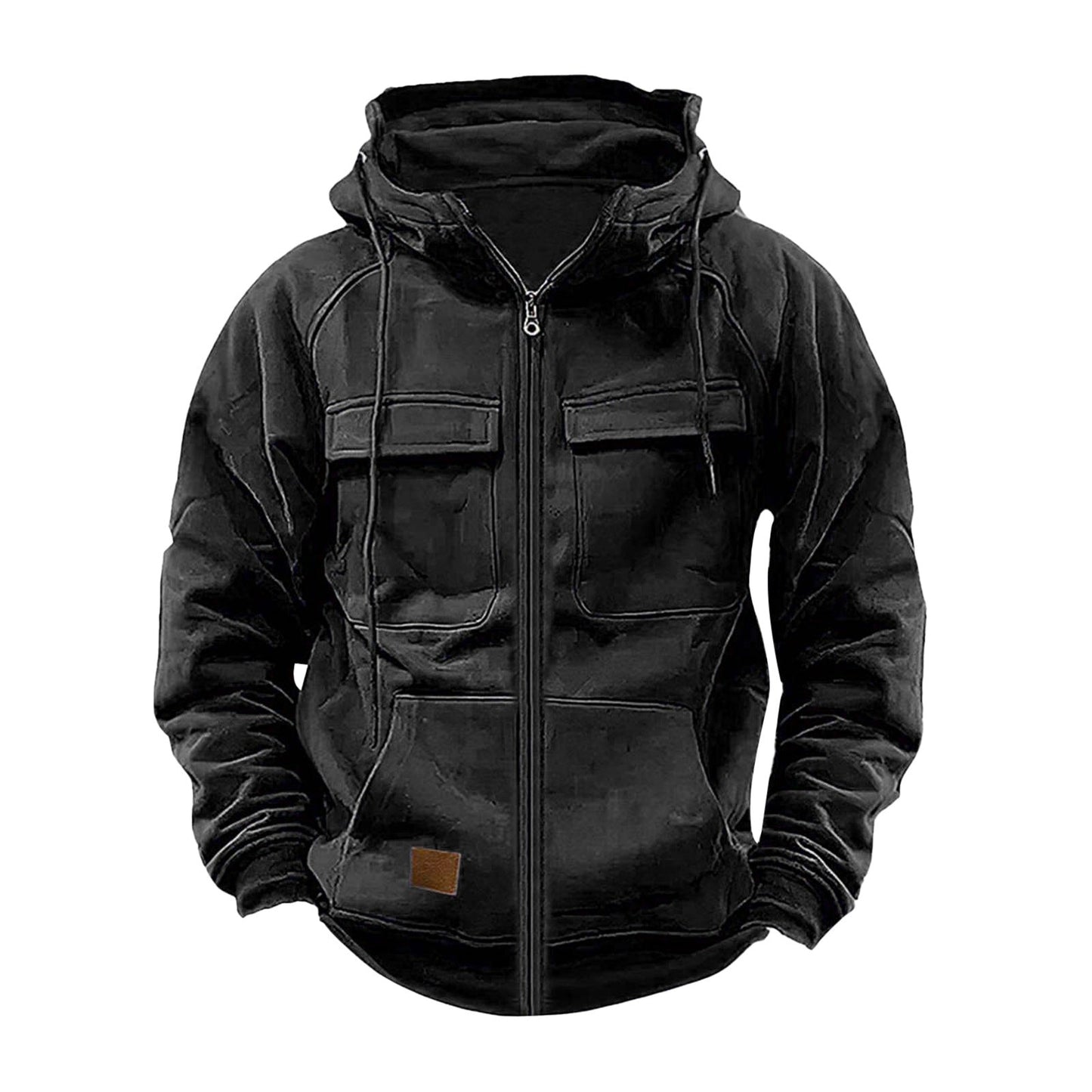 Veste à capuche fonctionnelle pour homme avec grandes poches