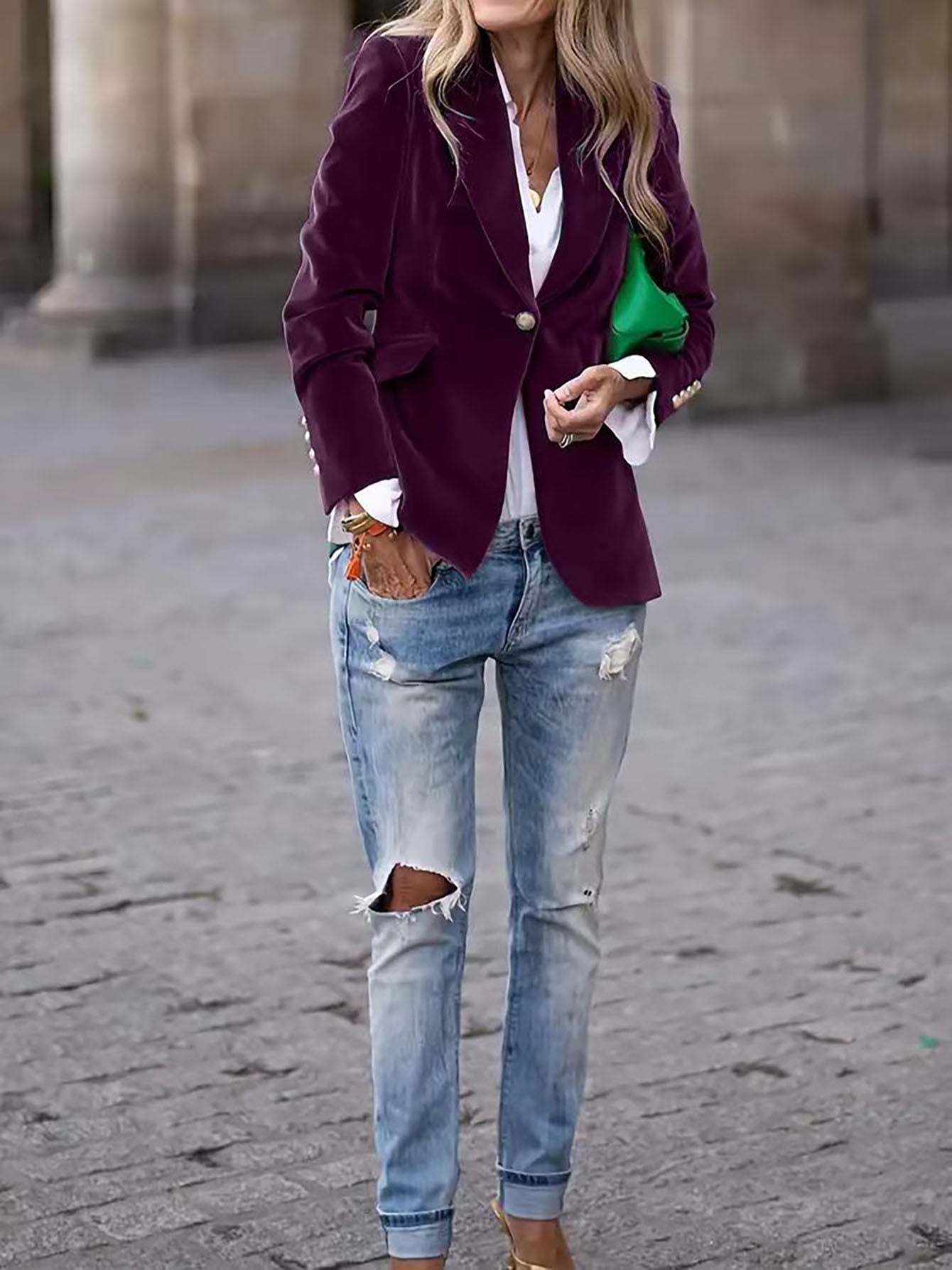 Blazer élégant pour femme Design classique