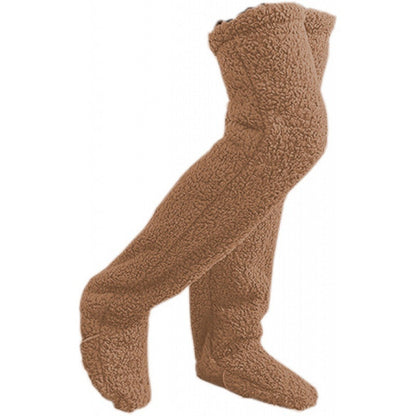 Chauffe-pieds doux en peluche pour femmes