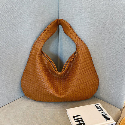Sac cabas tissé Rouge Chic