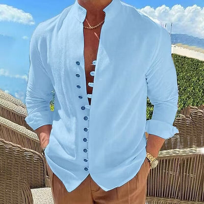 Chemise décontractée légère pour homme style décontracté