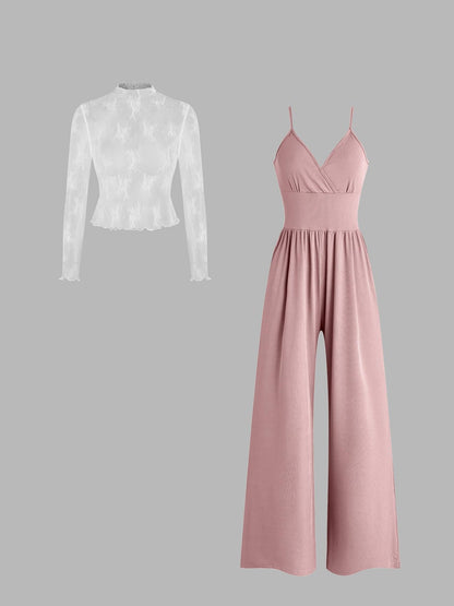 Combinaison Cocktail Femme Élégante Grande Taille