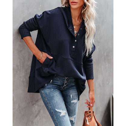 Sweat-shirt à capuche oversize confortable et stylé pour femme