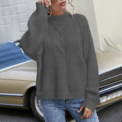 Pull douillet torsadé doux