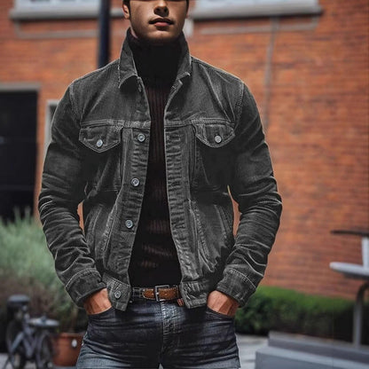 Veste en velours côtelé pour homme Robuste et élégante