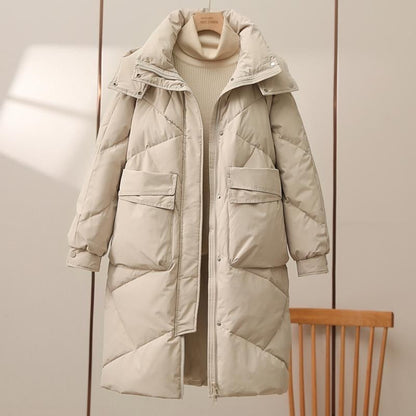 Doudoune pratique à capuche