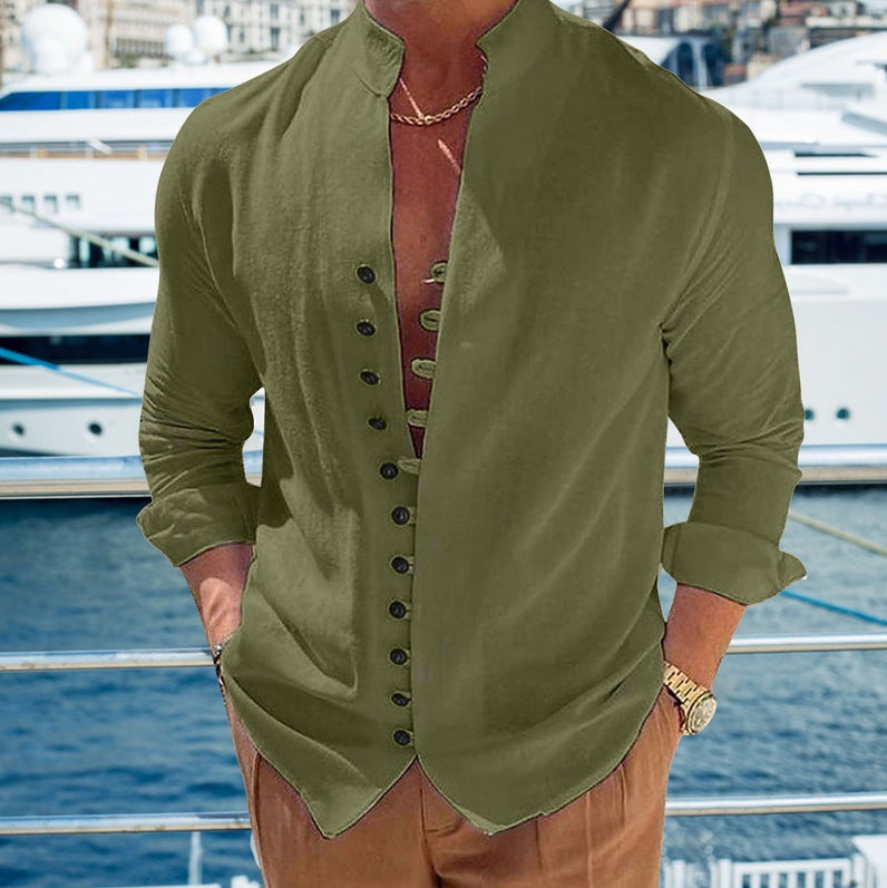 Chemise décontractée légère pour homme style décontracté
