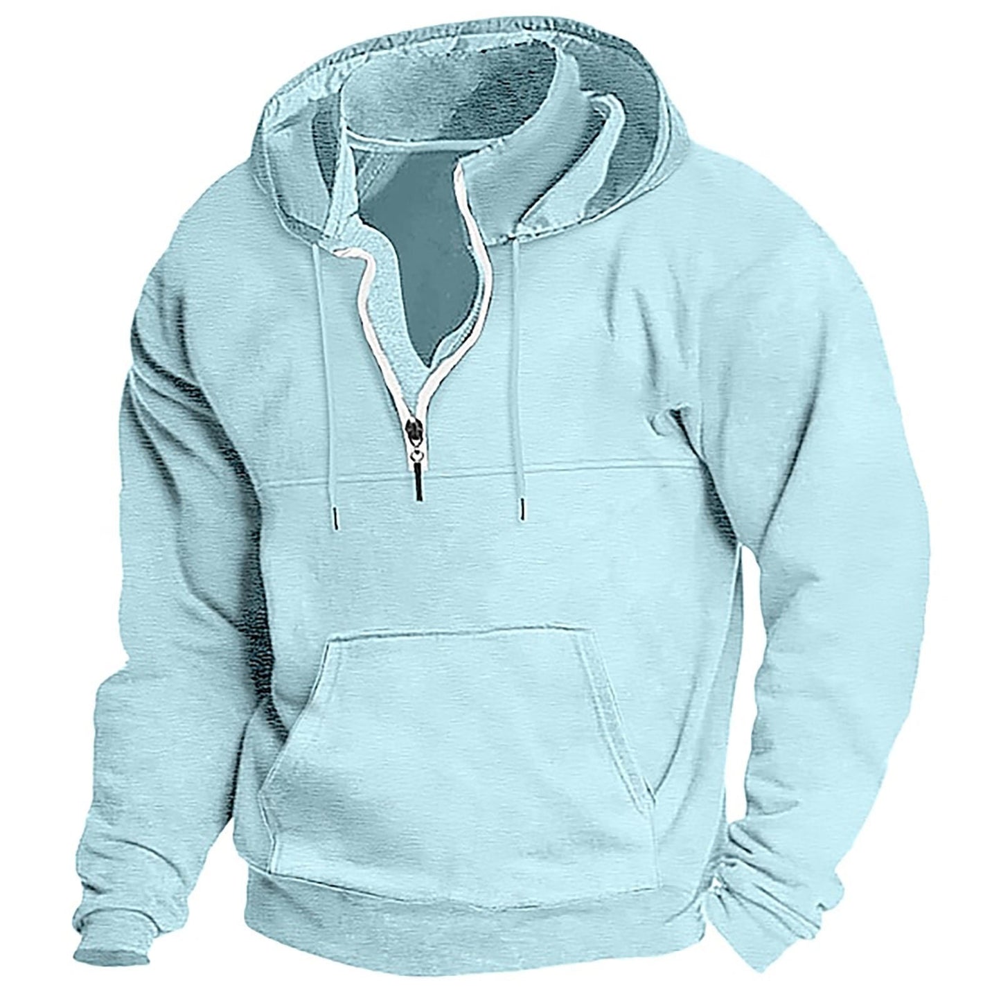 Sweat-shirt à capuche homme Confortable Fermeture éclair