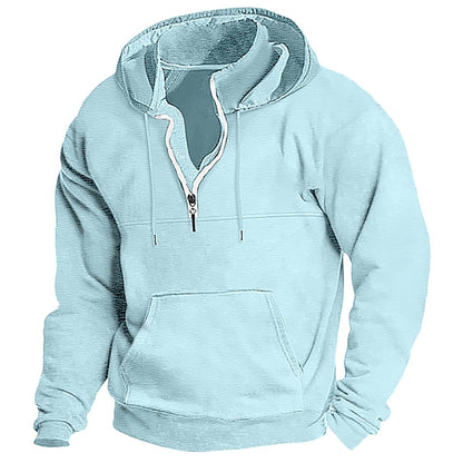Sweat-shirt à capuche homme Confortable Fermeture éclair