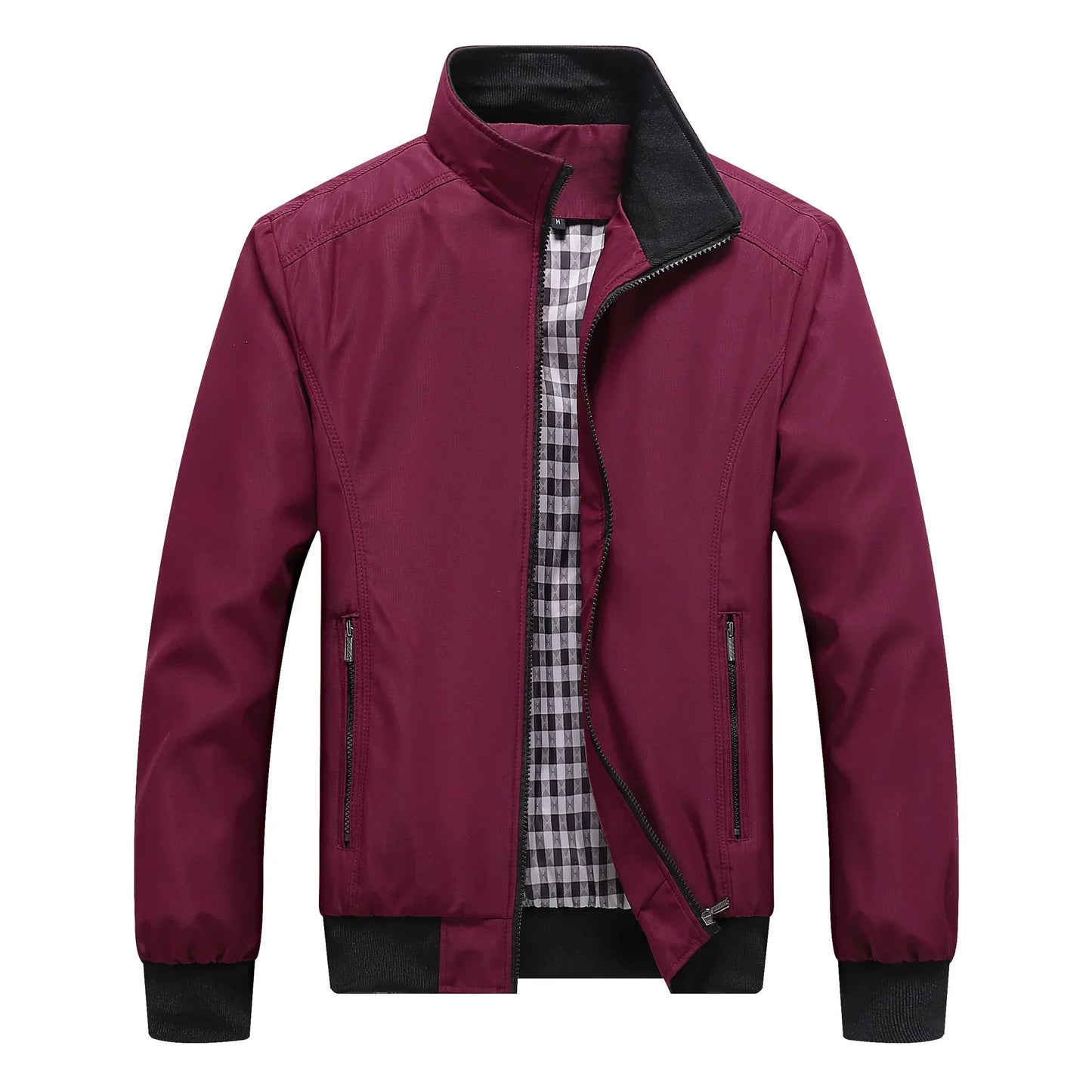 Veste mi-saison légère pour homme avec col montant